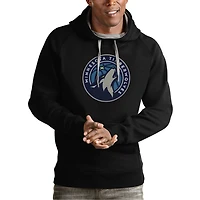 Antigua Minnesota Timberwolves Team Logo Victory Pullover Hoodie