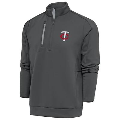 Antigua Minnesota Twins Generation Quarter-Zip Pullover Top