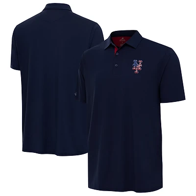 Antigua New York Mets Era Stars and Stripes Team Logo Polo