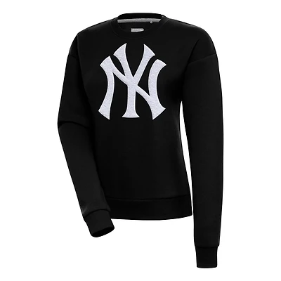 Antigua New York Yankees Victory Chenille Pullover Sweatshirt