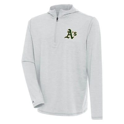 Antigua Oakland Athletics Tidy Quarter-Zip Hoodie
