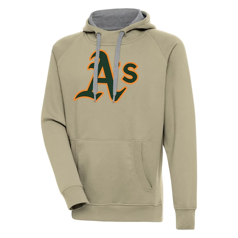 Antigua Oakland Athletics Victory Pullover Hoodie