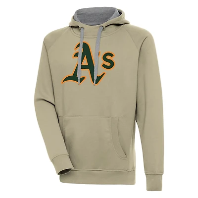 Antigua Oakland Athletics Victory Pullover Hoodie