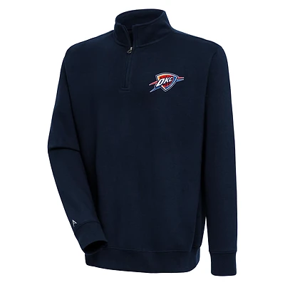 Antigua Oklahoma City Thunder Victory Quarter-Zip Pullover Top