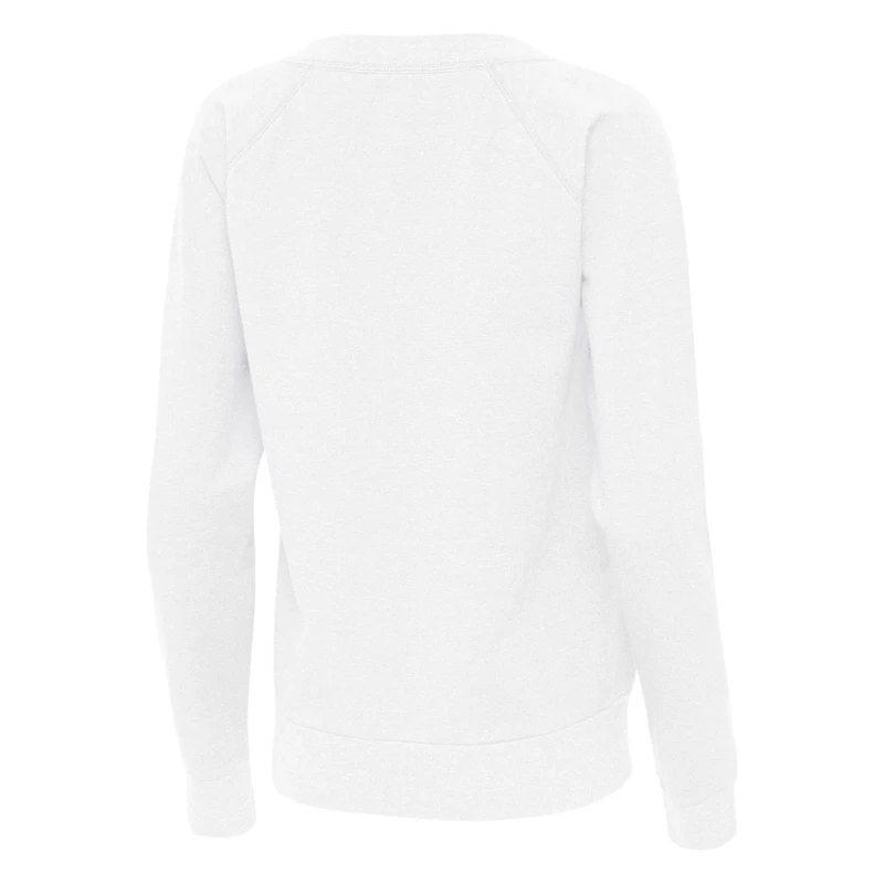 Antigua Oklahoma Sooners Varsity V-Neck Tri-Blend Pullover Sweatshirt