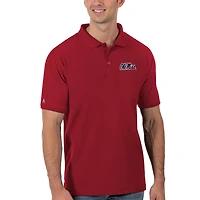 Antigua Ole Miss Rebels Legacy Pique Polo