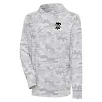 Antigua Philadelphia Phillies Brushed Metallic Logo Sector Pullover Hoodie