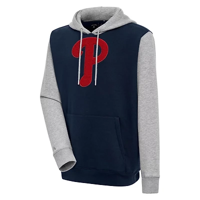 Antigua Philadelphia Phillies Victory CB Chenille Pullover Hoodie
