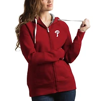 Antigua Philadelphia Phillies Victory Full-Zip Hoodie