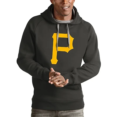 Antigua Pittsburgh Pirates Victory Pullover Team Logo Hoodie