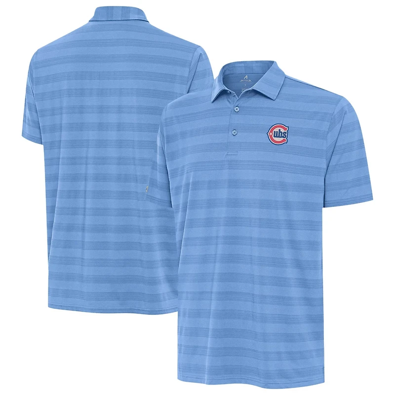 Antigua Powder Chicago Cubs Alternate Logo Tunnel Polo