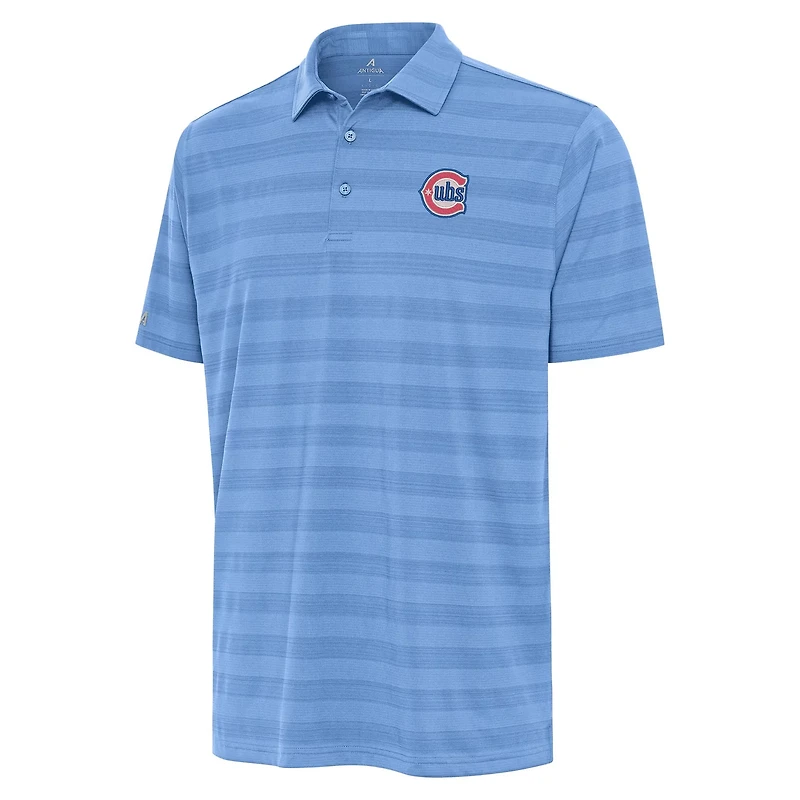 Antigua Powder Chicago Cubs Alternate Logo Tunnel Polo