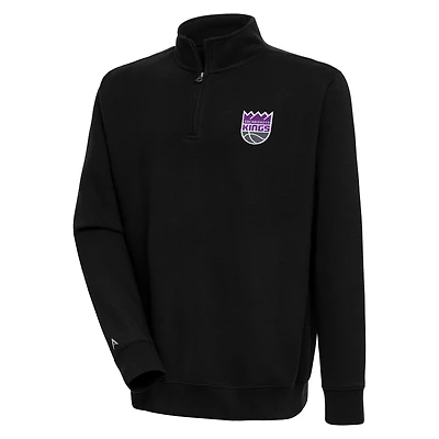 Antigua Sacramento Kings Victory Quarter-Zip Pullover Top