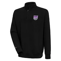 Antigua Sacramento Kings Victory Quarter-Zip Pullover Top