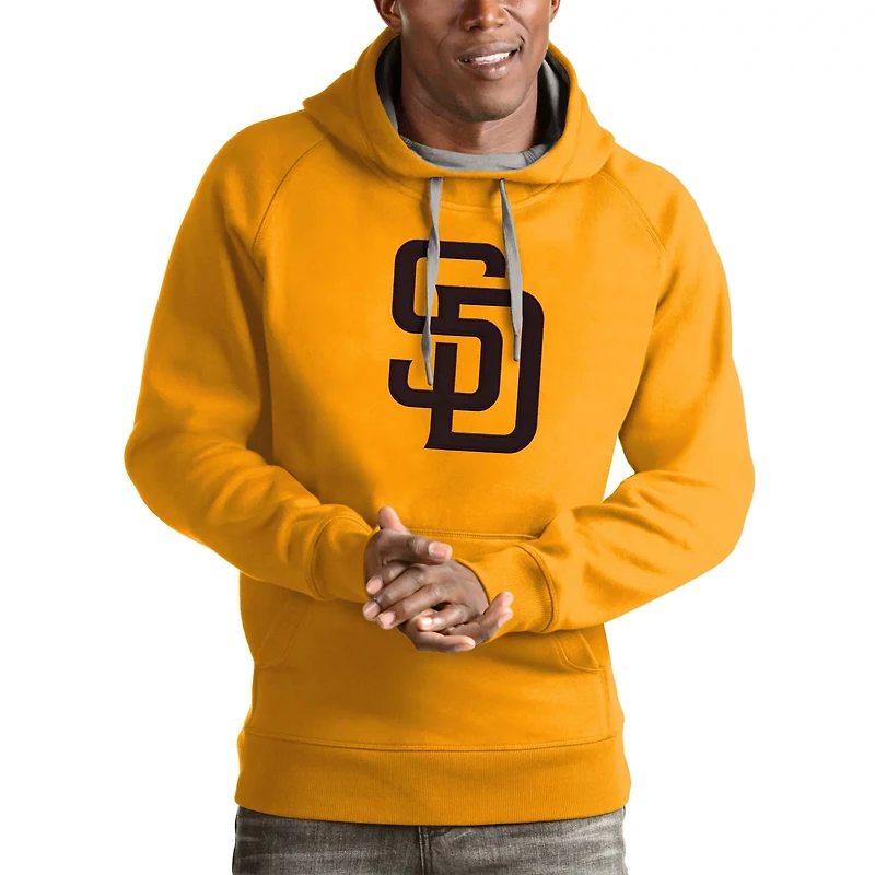Antigua San Diego Padres Victory Pullover Team Logo Hoodie
