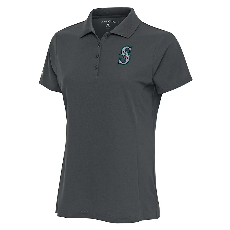 Antigua Seattle Mariners Logo Legacy Pique Polo
