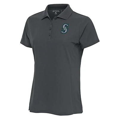 Antigua Seattle Mariners Logo Legacy Pique Polo