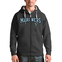Antigua Seattle Mariners Team Logo Victory Full-Zip Hoodie