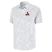 Antigua St Louis Cardinals Lush Button-Up Shirt