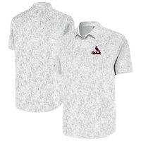 Antigua St Louis Cardinals Lush Button-Up Shirt