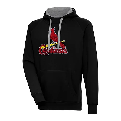 Antigua St Louis Cardinals Victory Chenille Pullover Hoodie