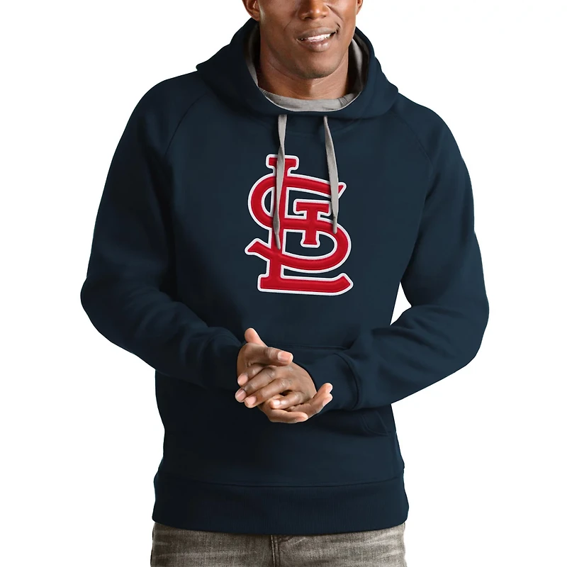 Antigua St Louis Cardinals Victory Pullover Team Logo Hoodie