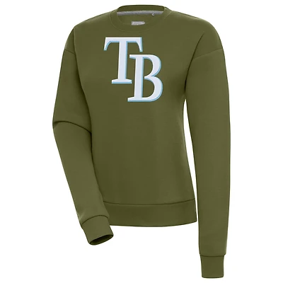 Antigua Tampa Bay Rays Victory Pullover Sweatshirt
