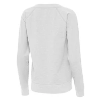 Antigua Texas AM Aggies Varsity V-Neck Tri-Blend Pullover Sweatshirt