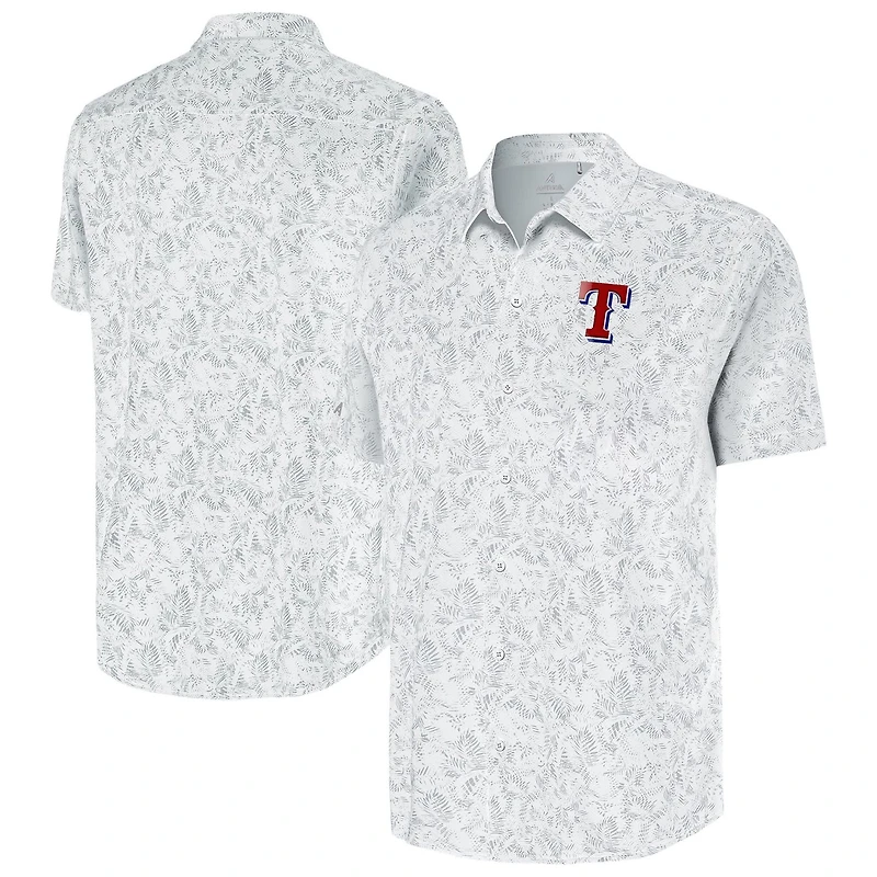 Antigua Texas Rangers Lush Button-Up Shirt