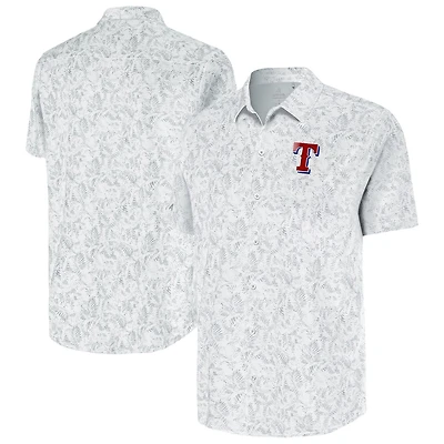 Antigua Texas Rangers Lush Button-Up Shirt