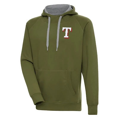 Antigua Texas Rangers Victory Pullover Hoodie