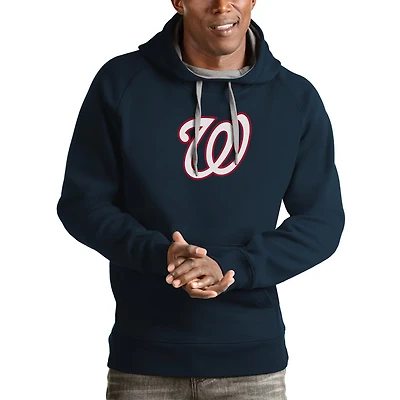Antigua Washington Nationals Victory Pullover Team Logo Hoodie