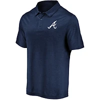 Atlanta Braves Iconic Striated Primary Logo Lightweight Polo