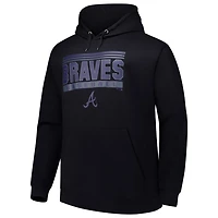 Atlanta Braves Stack Fleece Pullover Hoodie