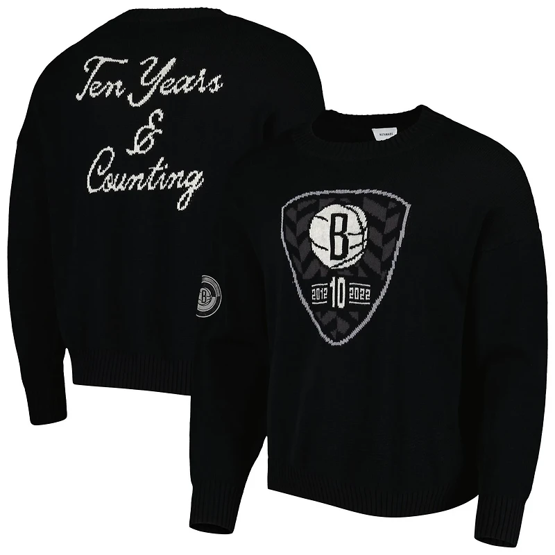 AUTHMADE Brooklyn Nets 10th Anniversary Pullover Sweater