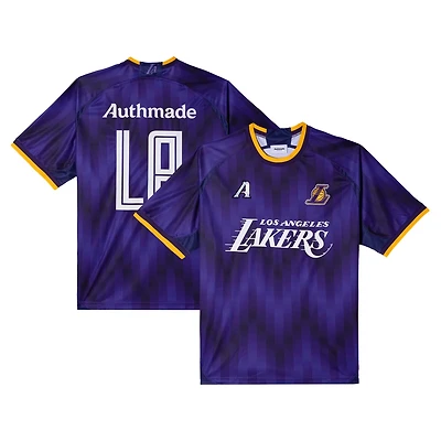 Authmade x NBA Los Angeles Lakers Soccer Kit Fashion Jersey