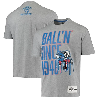 BALL'N Heathered Gray Philadelphia 76ers Since 1946 T-Shirt