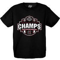 Blue 84 Youth South Carolina Gamecocks 2025 SEC Women's Basketball Conference Tournament Champions Locker Room T-Shirt