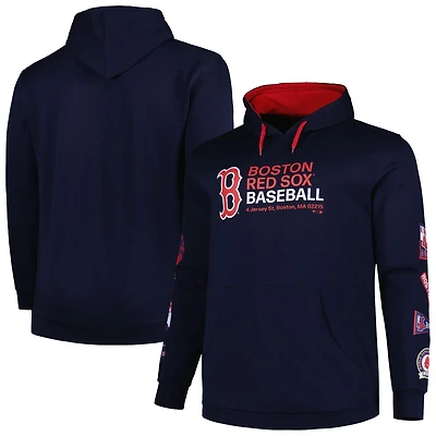 Boston Red Sox Big  Tall Fleece Pullover Hoodie