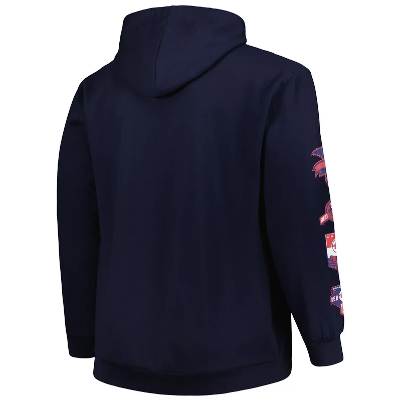 Boston Red Sox Big  Tall Fleece Pullover Hoodie