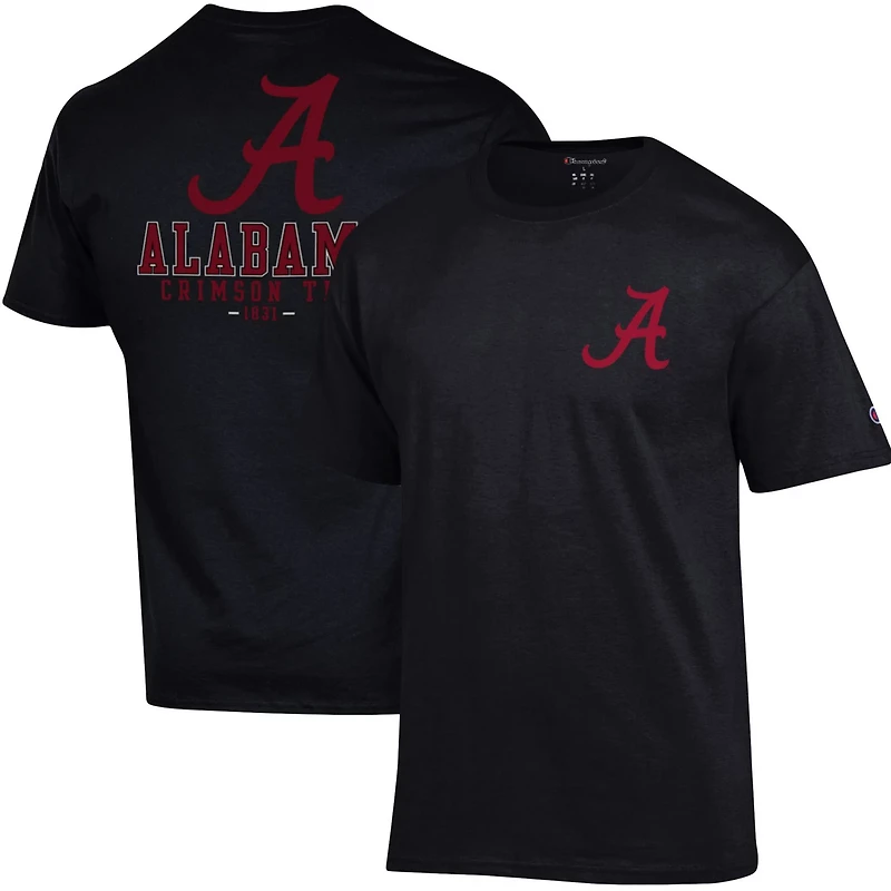 Champion Alabama Crimson Tide Team Stack 2-Hit T-Shirt
