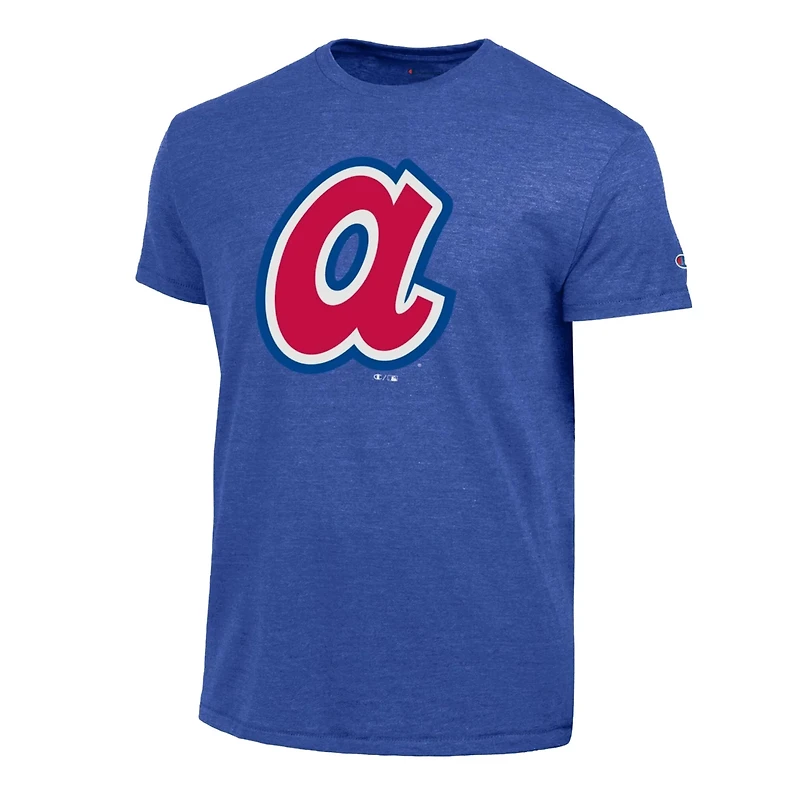 Champion Atlanta Braves Cooperstown Logo Tri-Blend T-Shirt