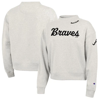 Champion Atlanta Braves Triumph Tri-Blend Sweatshirt