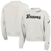 Champion Atlanta Braves Triumph Tri-Blend Sweatshirt