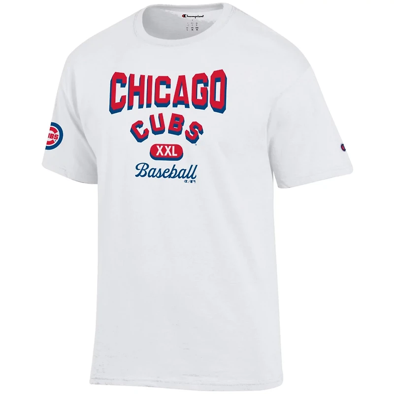 Champion Chicago Cubs 3-Hit Jersey T-Shirt