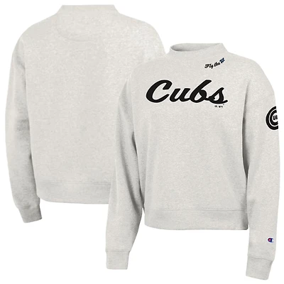 Champion Chicago Cubs Triumph Tri-Blend Sweatshirt