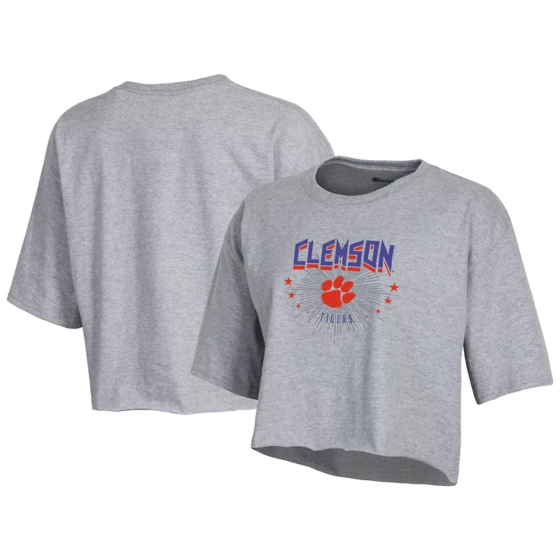 Champion Clemson Tigers Boyfriend Cropped T-Shirt
