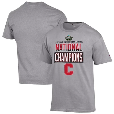 Champion Cornell Big 2025 NCAA Lacrosse National Champions Locker Room T-Shirt