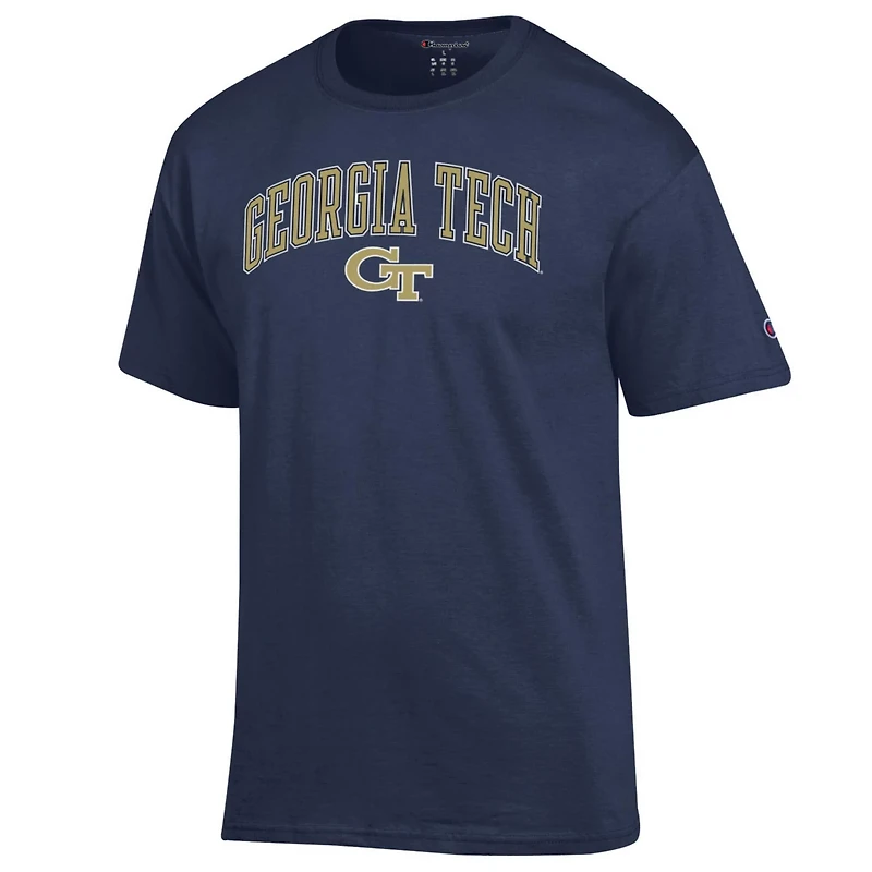 Champion Georgia Tech Yellow Jackets Arch Over Logo T-Shirt