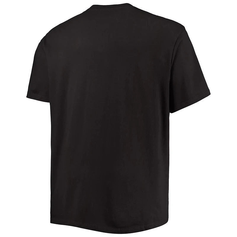 Champion Heathered Charcoal Ohio State Buckeyes Big  Tall Arch Over Wordmark T-Shirt